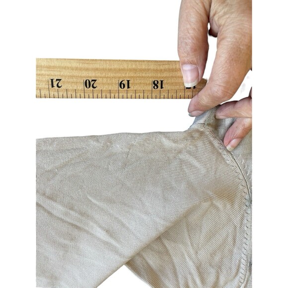 ALBERTO MAKALI Rhinestone Embellished Tulle Holiday Scoop Neck Sweater Large - Picture 8 of 9